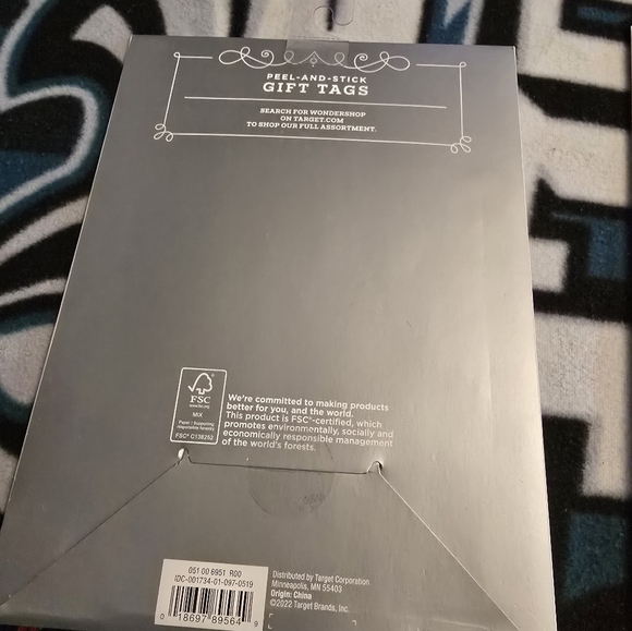 3/$15 New wondershop at target Christmas peel and stick gift tags 190 total - Picture 5 of 6